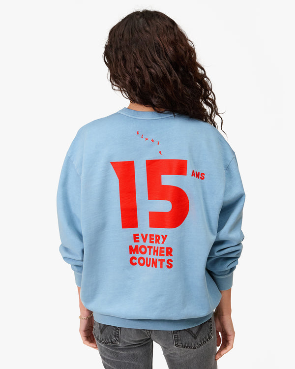 Oversized Sweatshirt back view